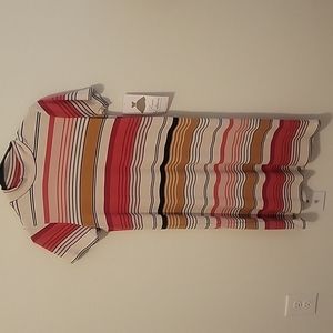 Midi striped dress, rare editions, large girls